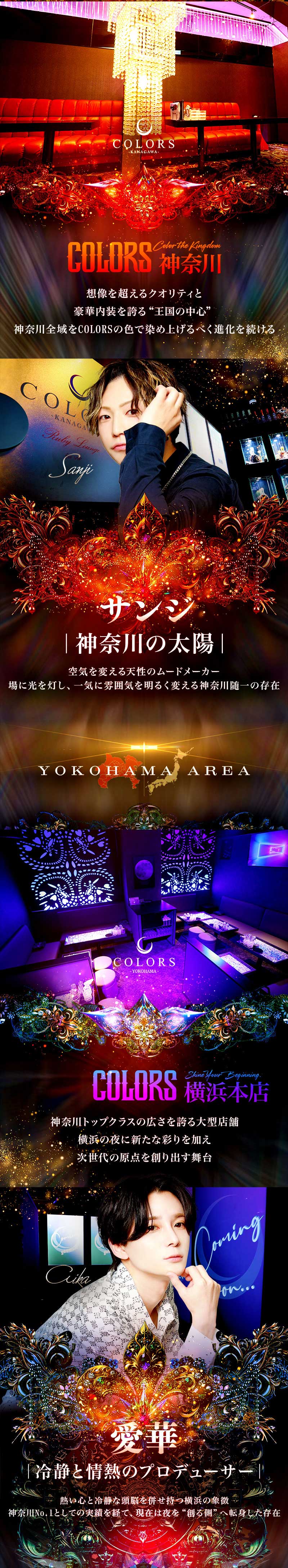 COLORS GROUPの店舗